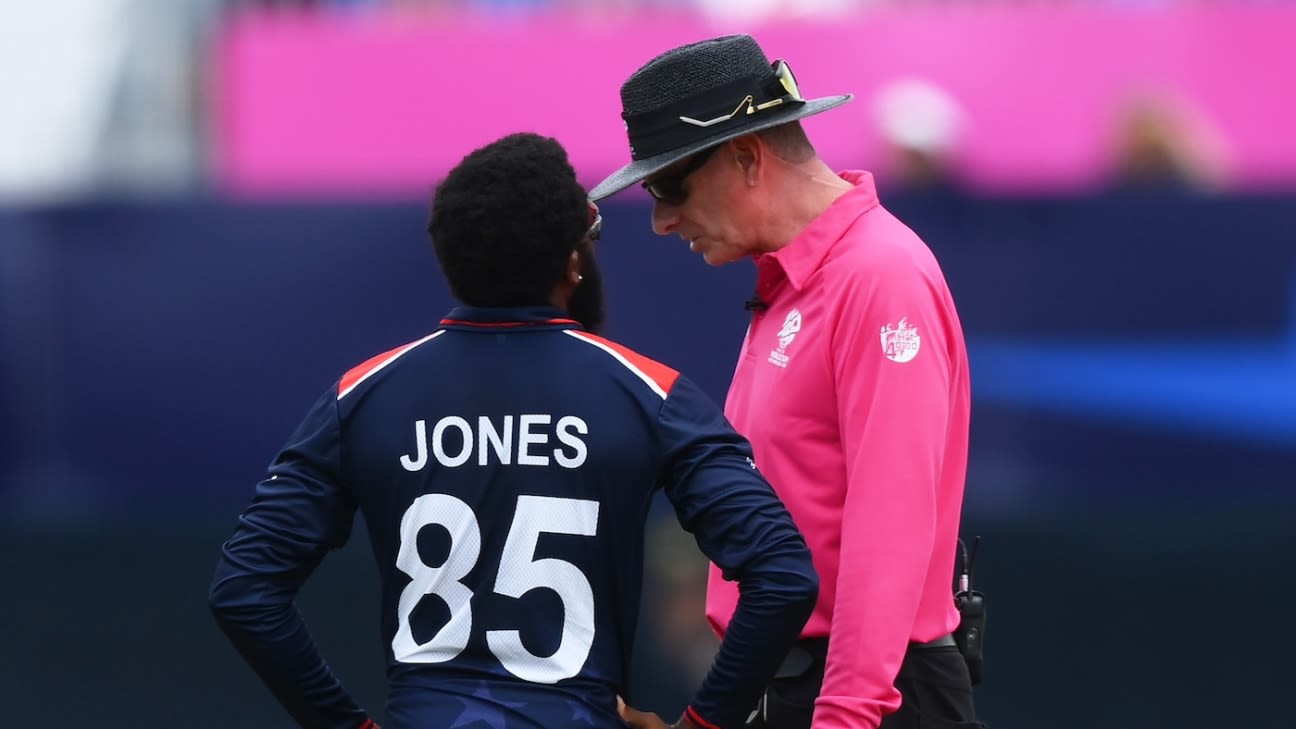 T20 World Cup 2024 USA hit with first ever stopclock penalty at crucial time against India
