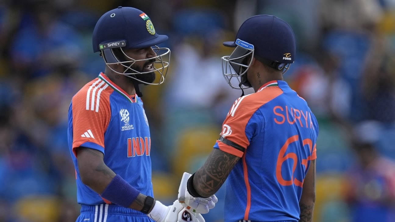 T20 World Cup 2024 - Rohit Sharma: 'Suryakumar Yadav and Hardik Pandya's partnership was critical' for India to post 181